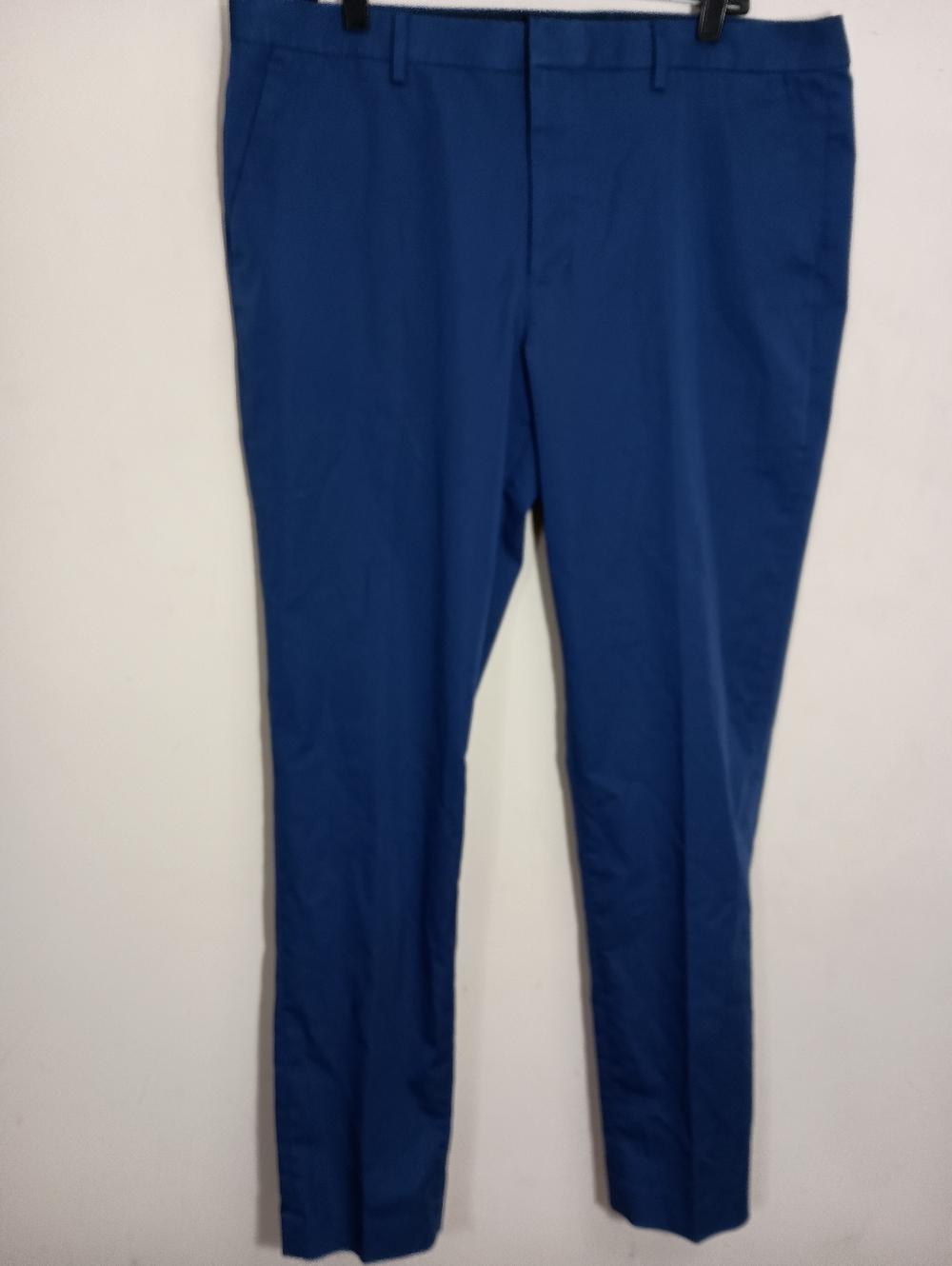 Express Men's size 36 x 34  blue slim-fit trousers
